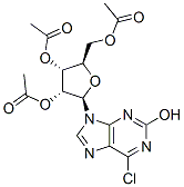 6-氯-2-羟基-9-(2,3,5-三-O-乙酰基-β-D-呋核亚硝脲)嘌呤结构式_161923-50-8结构式