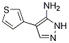 4-(3-噻吩)-1H-吡唑-3-胺结构式_162286-51-3结构式