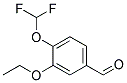 Benzaldehyde, 4-(difluoromethoxy)-3-ethoxy-(9ci) Structure,162401-73-2Structure