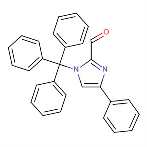 4-苯基-1-(三苯基甲基)-1H-咪唑-2-甲醛结构式_162537-14-6结构式