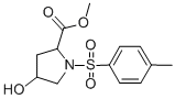 Methyl 4-hydroxy-1-[(4-methylphenyl)sulfonyl]-2-pyrrolidinecarboxylate Structure,16257-57-1Structure