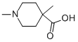 1,4-Dimethylpiperidine-4-carboxylic acid Structure,162648-33-1Structure