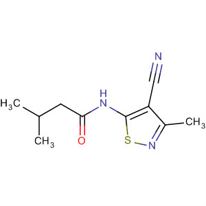 N-(4-cyano-3-methyl-1,2-thiazol-5-yl)-3-methylbutanamide Structure,162702-04-7Structure