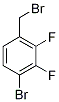 1-Bromo-4-(bromomethyl)-2,3-difluorobenzene Structure,162744-56-1Structure