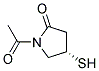 (s)-(9ci)-1-乙酰基-4-疏基-2-吡咯烷酮结构式_162753-53-9结构式