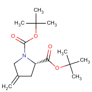 Tert-butyl n-boc-4-methylene-l-prolinate Structure,163190-46-3Structure