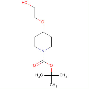 Tert-butyl 4-(2-hydroxyethoxy)piperidine-1-carboxylate Structure,163210-40-0Structure