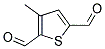 2,5-Thiophenedicarboxaldehyde, 3-methyl-(9ci) Structure,163231-23-0Structure