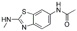 (8ci)-n-[2-(甲基氨基)-6-苯并噻唑]-乙酰胺结构式_16349-37-4结构式