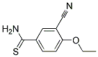 Benzenecarbothioamide, 3-cyano-4-ethoxy-(9ci) Structure,163597-58-8Structure