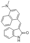 3-(4-Dimethylaminonaphthalen-1-ylmethylene)-1,3-dihydroindol-2-one Structure,163655-37-6Structure