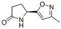 (s)-(9ci)-5-(3-甲基-5-异噁唑基)-2-吡咯烷酮结构式_163849-08-9结构式