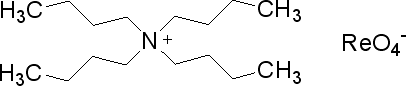 Tetrabutylammonium perrhenate Structure,16385-59-4Structure