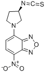 (R)-(-)-4-(3-异硫氰酸吡咯啶)-7-硝基-2,1,3-苯并噻二唑结构式_163927-29-5结构式