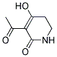 2(1H)-pyridinone, 3-acetyl-5,6-dihydro-4-hydroxy-(9ci) Structure,164223-37-4Structure