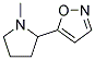 (9ci)-5-(1-甲基-2-吡咯烷)-异噁唑结构式_164351-65-9结构式