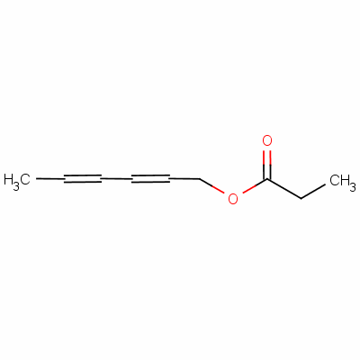 2,4-己二烯醛丙酸酯结构式_16491-25-1结构式