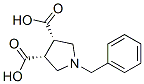 3,4-Pyrrolidinedicarboxylic acid, 1-(phenylmethyl)-, cis- Structure,164916-63-6Structure