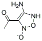 Ethanone, 1-(4-amino-2-oxido-1,2,5-oxadiazol-3-yl)-(9ci) Structure,164926-69-6Structure