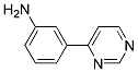 Benzenamine, 3-(4-pyrimidinyl)-(9ci) Structure,16496-10-9Structure