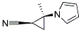 顺式-(9ci)-2-甲基-2-(1H-吡咯-1-基)-环丙烷甲腈结构式_165059-78-9结构式