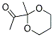 Ethanone, 1-(2-methyl-1,3-dioxan-2-yl)-(9ci) Structure,165544-13-8Structure