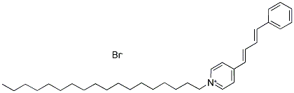 1-Octadecyl-4-(4-phenyl-1,3-butadienyl)pyridinium bromide Structure,165678-32-0Structure