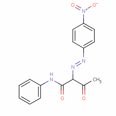 Butanamide,2-[2-(4-nitrophenyl)diazenyl]-3-oxo-n-phenyl- Structure,1657-16-5Structure