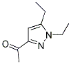 Ethanone, 1-(1,5-diethyl-1h-pyrazol-3-yl)-(9ci) Structure,165743-61-3Structure