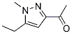 Ethanone, 1-(5-ethyl-1-methyl-1h-pyrazol-3-yl)-(9ci) Structure,165744-17-2Structure