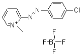 2-((P-氯苯基)氮杂)-1-甲基吡啶四氟化硼结构式_16600-16-1结构式