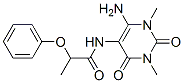 Propanamide, n-(6-amino-1,2,3,4-tetrahydro-1,3-dimethyl-2,4-dioxo-5-pyrimidinyl)-2-phenoxy- Structure,166115-80-6Structure