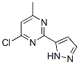 4-Chloro-(3-pyrazolyl)-6-methyl pyrimidine Structure,166197-06-4Structure