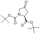 N-Boc-4-氧-L-脯氨酸叔丁酯结构式_166410-05-5结构式