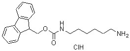 (6-氨基己基)-氨基甲酸 9H-芴-9-基甲基酯结构式_166410-37-3结构式