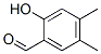 2-Hydroxy-4,5-dimethyl-benzaldehyde Structure,1666-03-1Structure