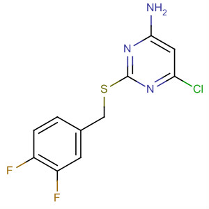 6-Chloro-2-[(3,4-difluorobenzyl)thio]pyrimidin-4-amine Structure,166751-75-3Structure