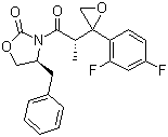 (4S)-3-[(2r)-2-[(2r)-2-(2,4-difluorophenyl)-2-oxiranyl]-1-oxopropyl]-4-(phenylmethyl)-2-oxazolidinone Structure,166948-47-6Structure