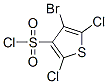 4-Bromo-2,5-dichlorothiophene-3-sulfonyl chloride Structure,166964-36-9Structure