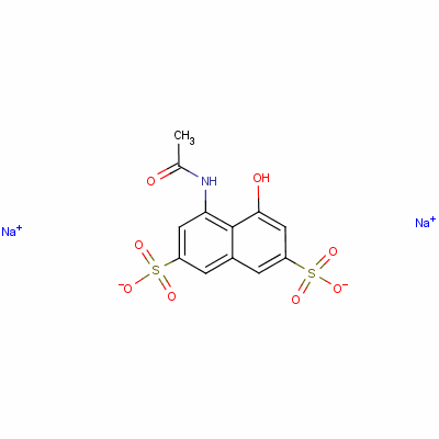 2,7-Naphthalenedisulfonic acid, 4-(acetylamino)-5-hydroxy-, disodium salt Structure,16698-16-1Structure