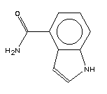 1H-吲哚-4-羧酰胺(9ci)结构式_1670-86-6结构式