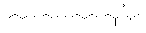 Methyl 2-hydroxyhexadecanoate Structure,16742-51-1Structure