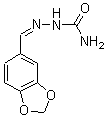 Hydrazinecarboxamide,2-(1,3-benzodioxol-5-ylmethylene)- Structure,16742-62-4Structure