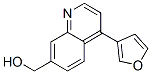 4-Furan-3-yl-7-hydroxymethylquinoline Structure,168154-44-7Structure