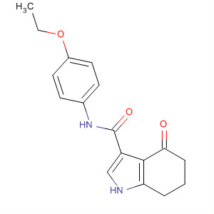 N-(4-乙氧基苯基)-4,5,6,7-四氢-4-氧代-1H-吲哚-3-羧酰胺结构式_168271-95-2结构式