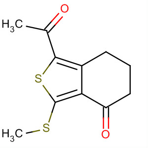 1-乙酰基-3-(甲基硫代)-6,7-二氢苯并[c]噻吩-4(5H)-酮结构式_168279-51-4结构式