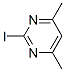 4,6-Dimethyl-2-iodopyrimidine Structure,16879-40-6Structure