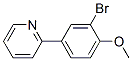 2-(3-Bromo-4-methoxyphenyl)pyridine Structure,168823-65-2Structure