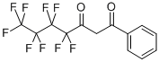 4,4,5,5,6,6,6-Heptafluoro-1-phenyl-1,3-hexanedione Structure,168920-97-6Structure