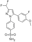 4-(3-(Difluoromethyl)-5-(3-fluoro-4-methoxyphenyl)-1h-pyrazol-1-yl)benzenesulfonamide Structure,169590-41-4Structure